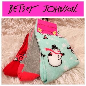 Betsy Johnson Holiday Socks